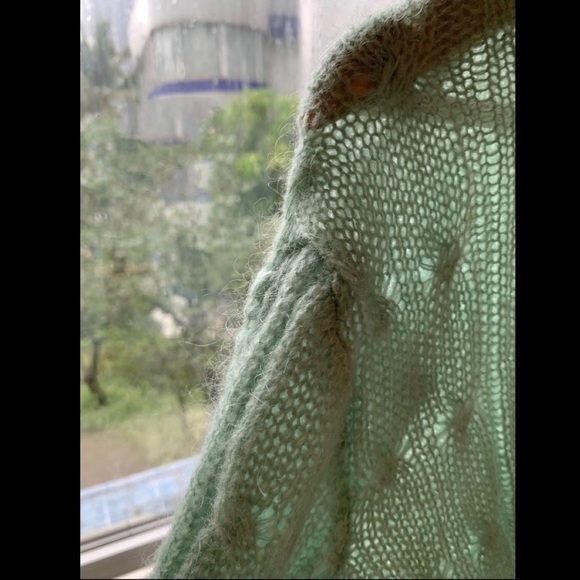 COPY - Rouje Maille Mohair wool cardigan sweater - Picture 6 of 7